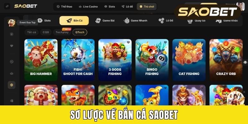 Sơ lược về bắn cá Saobet