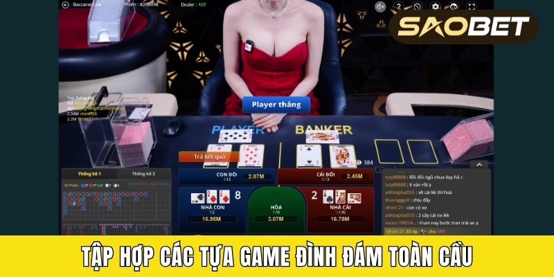 Tập hợp các tựa game đình đám toàn cầu
